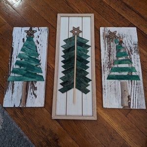 Christmas tree wall decor